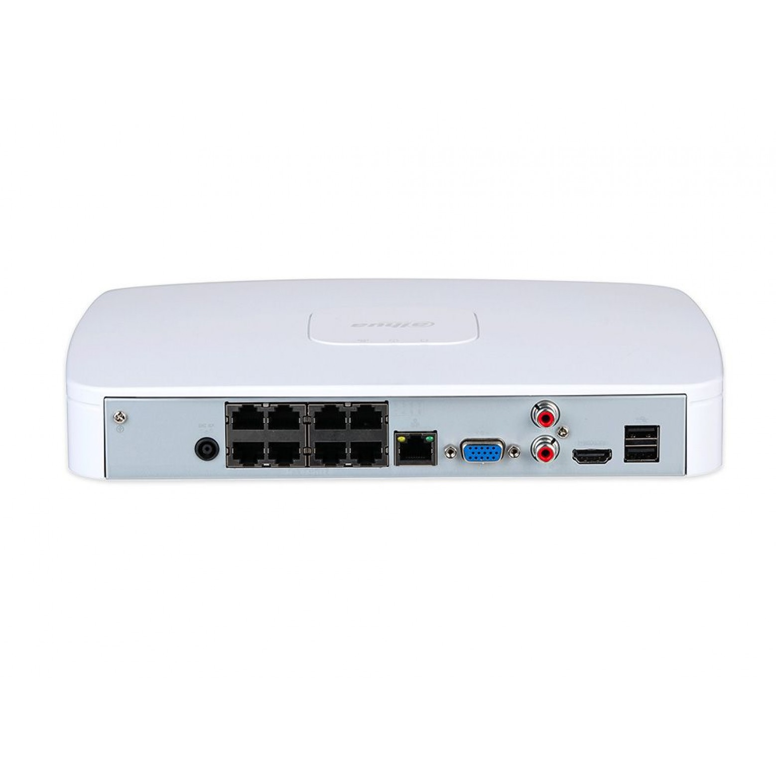 Dahua NVR4108-8P-EI - WizSense - Network Video Recorder - 1x LAN - 8x PoE - Suitable for 8 IP cameras.