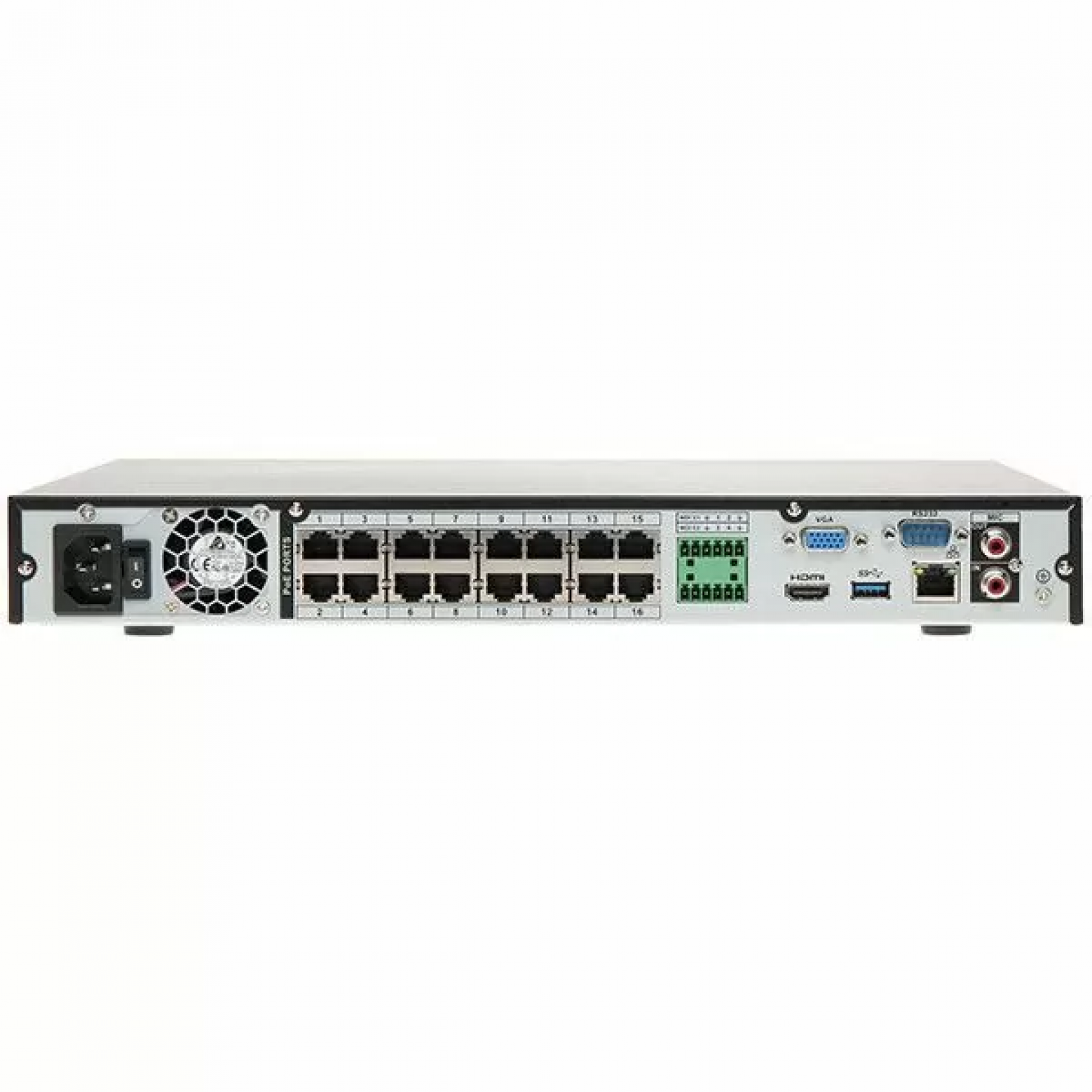 Dahua NVR5232-16P-EI - WizSense - Netwerk Video Recorder - 16x PoE - 32 IP camera's