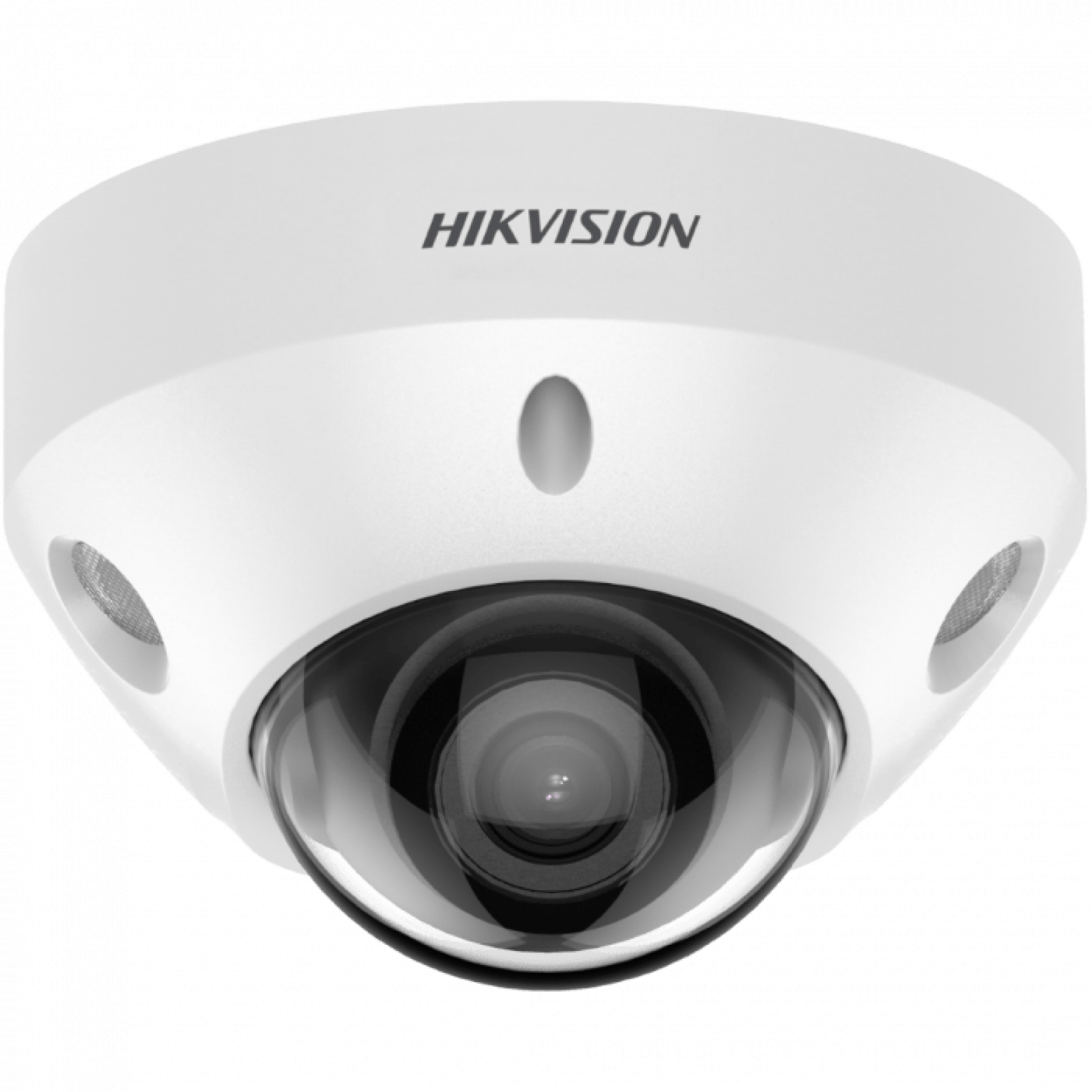 Hikvision - DS-2CD2547G2-LS - ColorVu Hybrid - Mini Dome - Ljud - 4MP - IP - Vit