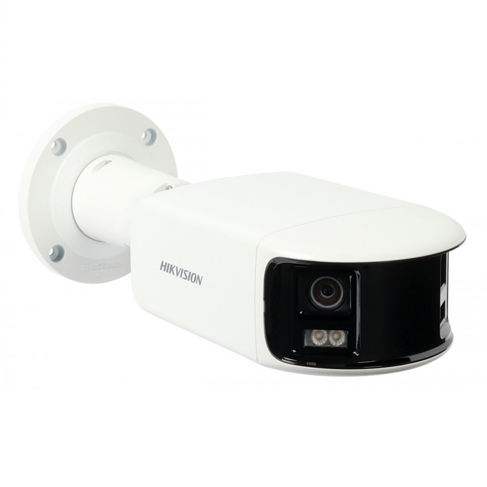 Hikvision DS-2CD2T47G2P-LSU/SL - ColorVu Hybrid - Acusense - Bullet - 4MP - 2.8mm Lens - 180 Degree Panorama - IP - White