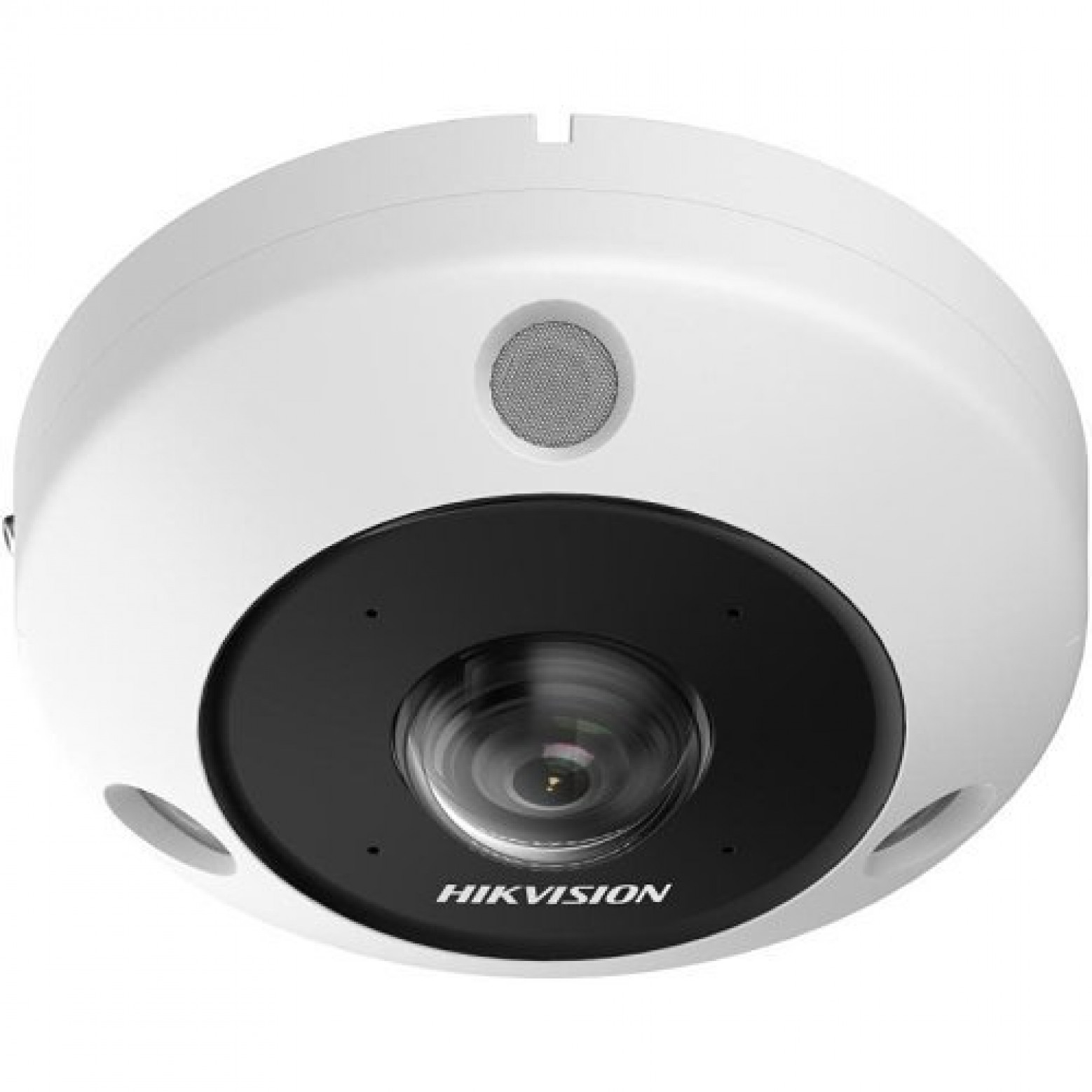 Hikvision - DS-2CD6365G1-IVS - DeepinView - Fisheye - 1.16MM Lens - 6MP - IP - Wit