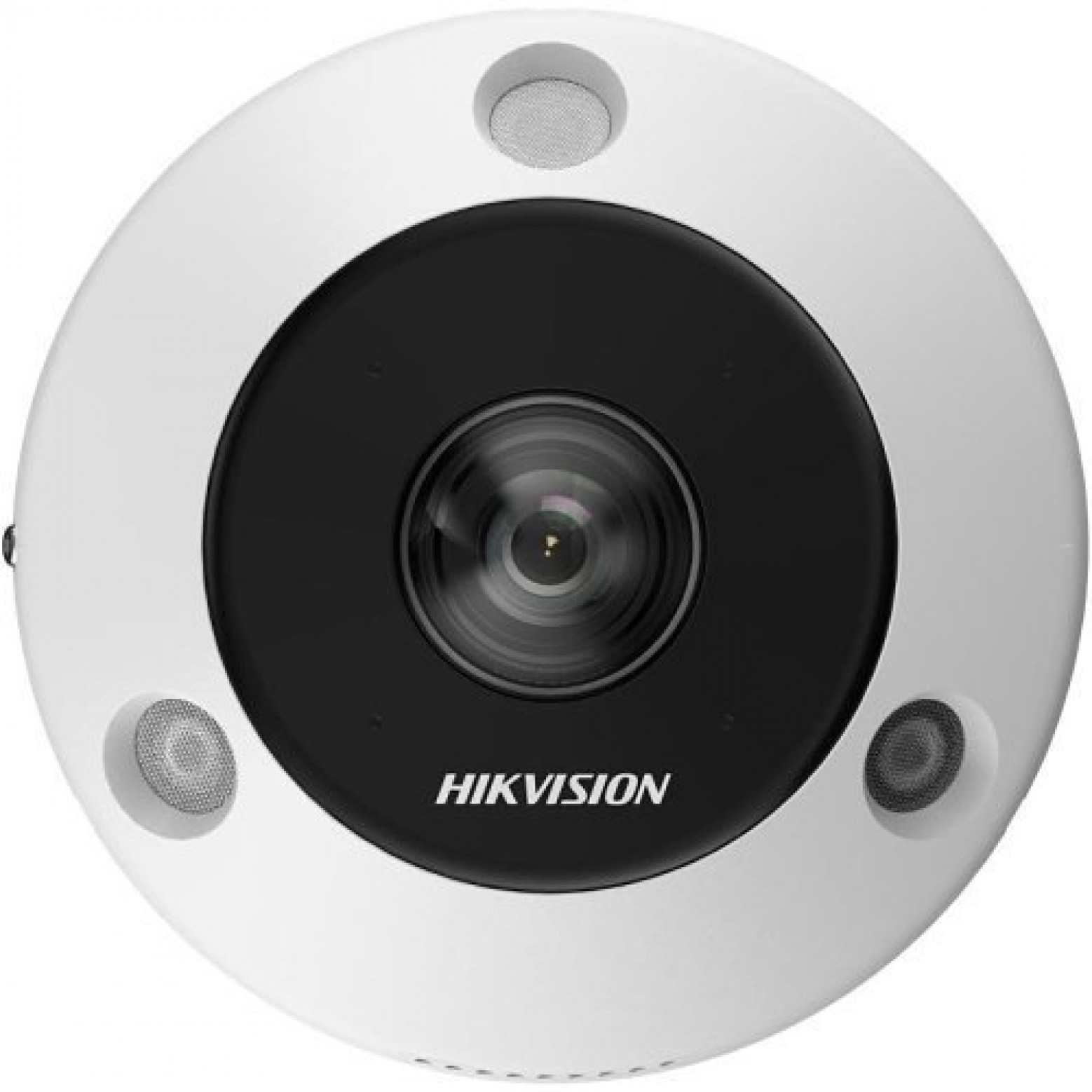 Hikvision - DS-2CD6365G1-IVS - DeepinView - Fisheye - Objectif 1,16MM - 6MP - IP - Wit
