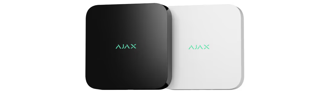 Ajax NVR8 Zwart 8 kanaals 4K Ultra HD 100Mbps, Netwerk Video Recorder met ingebouwde voeding