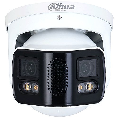Dahua PDW5849P-A180-E2-ASTE - WizMind - Full color - Panorama 180° graden - Dual-Lens - Turret - 8Mp - Wit